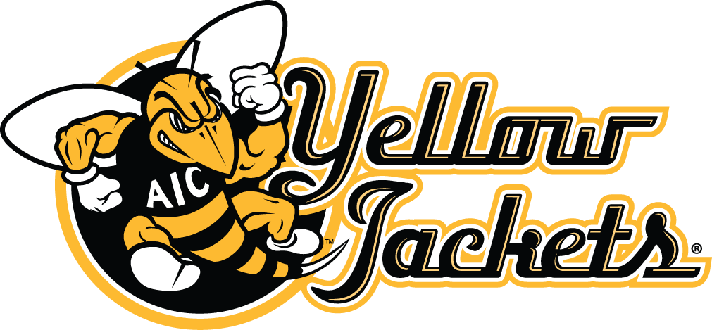 AIC Yellow Jackets 2009-Pres Alternate Logo 07 vinyl decal